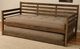 Kodiak Furniture Boho Rustic Walnut Twin Daybed with Pop Up-2