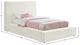 Meridian Furniture Dorian Cream Twin Upholstered Panel Bed-4