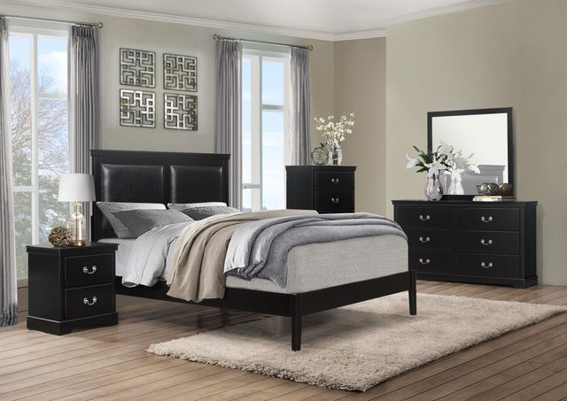 Mazin Furniture Seabright Black Dresser-3