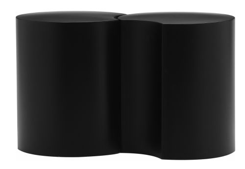 Meridian Furniture Dimple 2-Piece Matte Black 20" Modular Nesting End Table Set-1