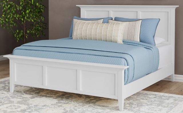 A-America® Westlake White California King Panel Bed-1