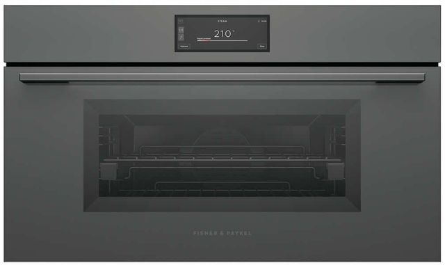 Fisher & Paykel Series 9 Minimal 30" Grey Glass Compact Combination Steam Oven-0