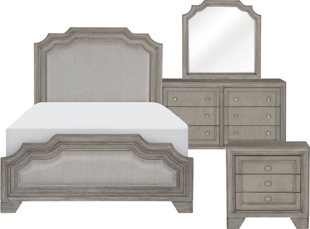 Homelegance® Colchester 4-Piece Driftwood Gray Queen Panel Bed Set-0