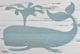 A & B Home Blue/White Whale Wood Tray-1