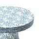 TOV Furniture Halio Blue Shell Side Table-5