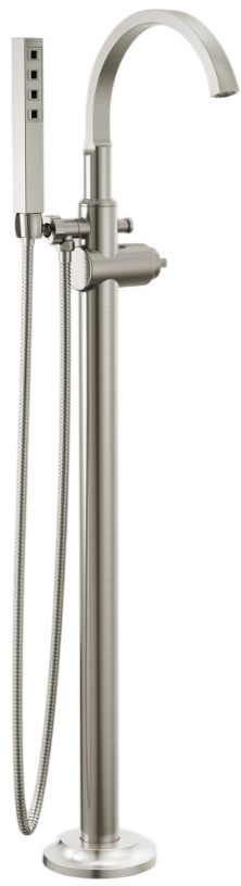 Delta Tetra®Lumicoat® Stainless Floor Mount Tub Filler Trim-0