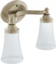 Moen® Eva™ Brushed Nickel Two Globe Bath Light-0