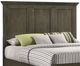 Intercon San Mateo Gray Queen Standard Panel Bed-2