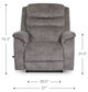 La-Z-Boy® Rosewood Ash Manual Rocking Recliner-4