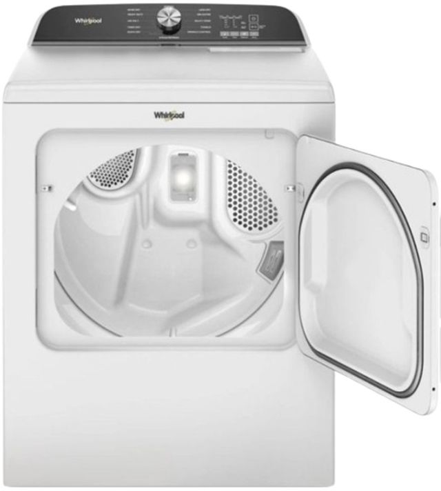 Whirlpool® 7.0 Cu. Ft. White Front Load Electric Dryer with Moisture Sensor-1