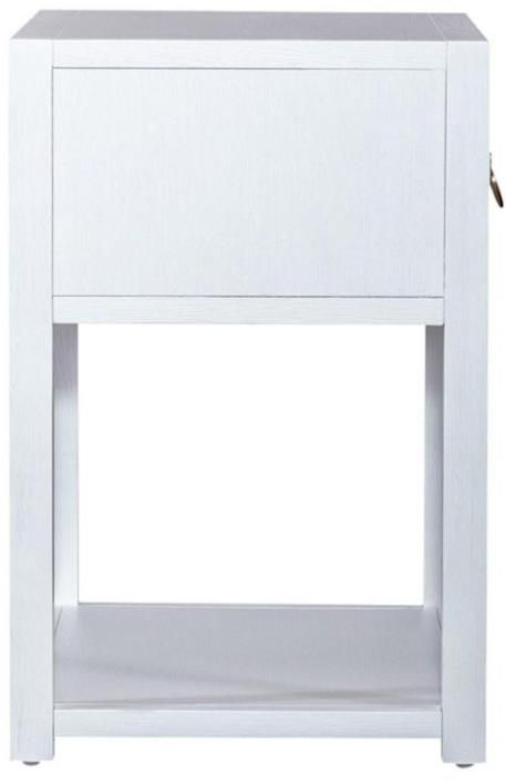 Liberty Furniture East End Wirebrushed White End Table-3