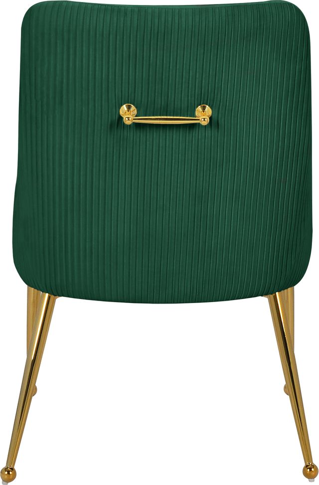 Meridian Furniture Ace Green/Gold Velvet Dining Chair-3
