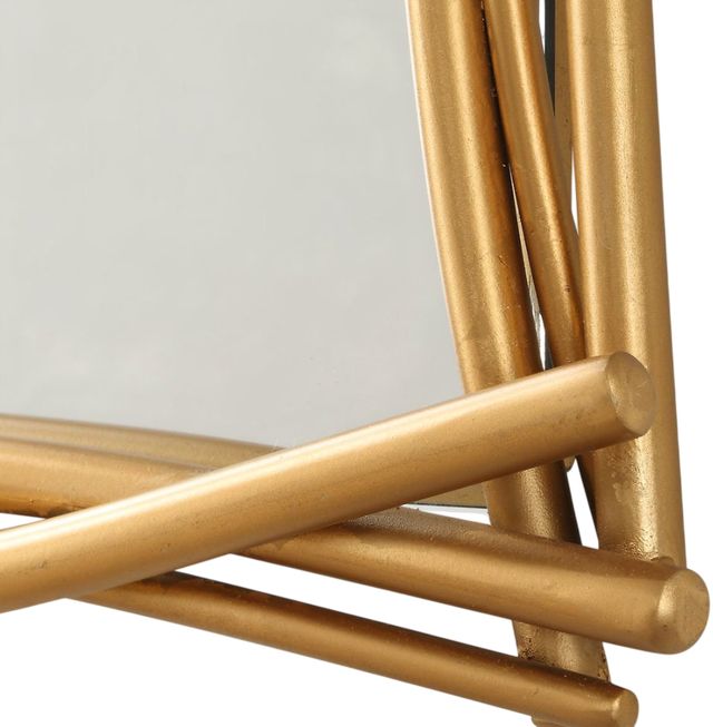 Uttermost® Curved Antique Gold Mirror-4