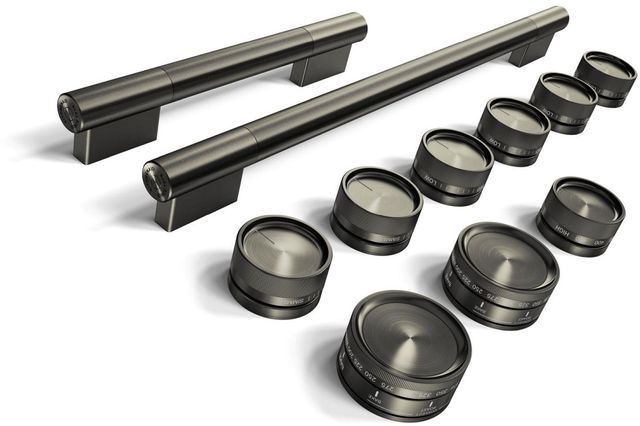 KitchenAid® 48" Black Ore Commercial-Style Gas Range Handle and Knob Kit-0
