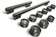 KitchenAid® 48" Black Ore Commercial-Style Gas Range Handle and Knob Kit-0