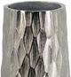A & B Home Silver Diamond Texture Oblong Vase-3