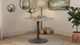 Nest Home Collections Sadie Medium Gray 48" Round Counter Table with Iron Base-1