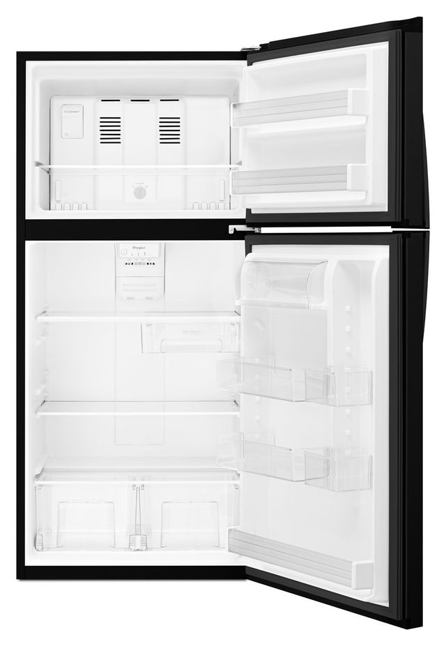 Whirlpool® 30 in. 19.2 Cu. Ft. Black Top Freezer Refrigerator-4