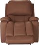La-Z-Boy® Greyson Caramel Leather Manual Rocking Recliner-3