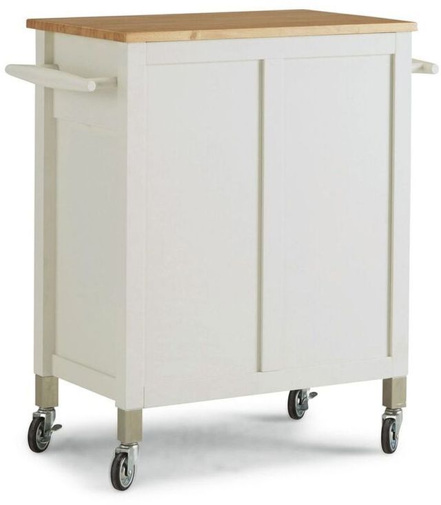 homestyles® Blanche White Kitchen Cart-4