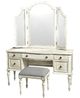Steve Silver Co. Highland Park 3-Piece Cathedral White Vanity Set-0