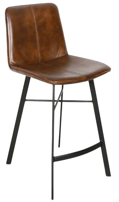 Home Trends & Design Essex Murphy Black/Chestnut Counter Stool-0