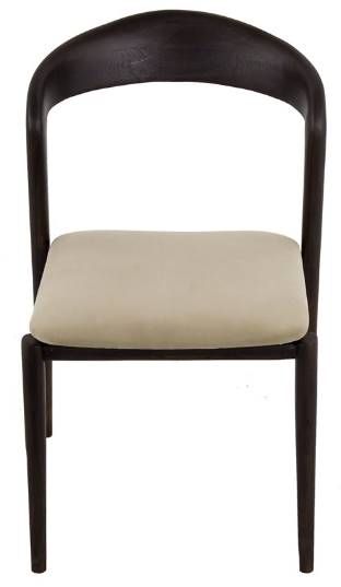 YHD Giuseppe Dark Brown Accent Chair-2