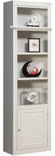 Parker House® Boca 6-Piece Cottage White Library Wall with Corner Bookcase Set-3
