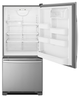 Amana® 29" 18.7 Cu. Ft. Stainless Steel Bottom Freezer Refrigerator with EasyFreezer™ Pull-Out Drawer-1