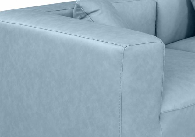 Meridian Furniture Cube 8-Piece Light Blue Vegan Leather Sectional-4