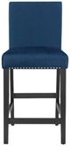 New Classic® Home Furnishings Celeste 5-Piece Blue/Espresso Counter Dining Set-4