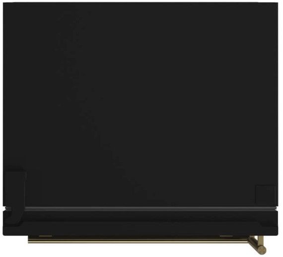 FORNO® Milano Espresso 31 in. 17.2 Cu. Ft. Black Counter Depth Bottom Freezer Refrigerator-3