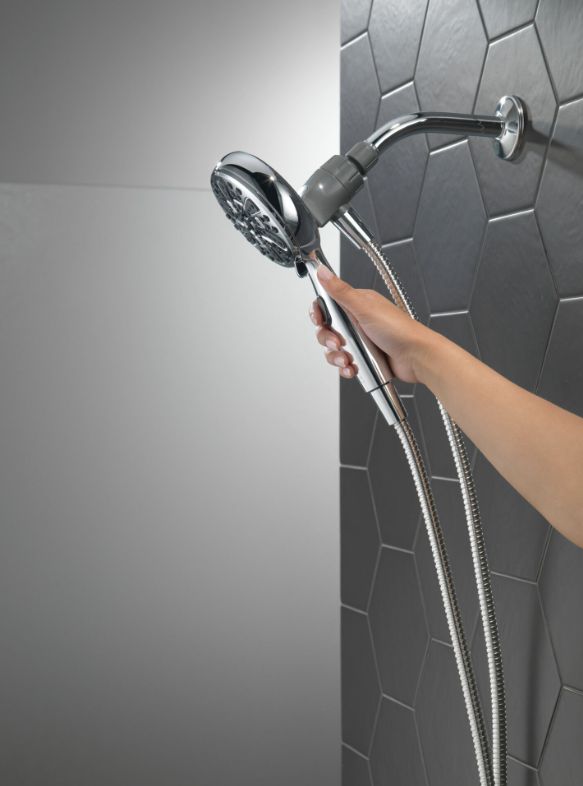 Delta Universal Showering Chrome 6-Setting SureDock® Magnetic Hand Shower-1