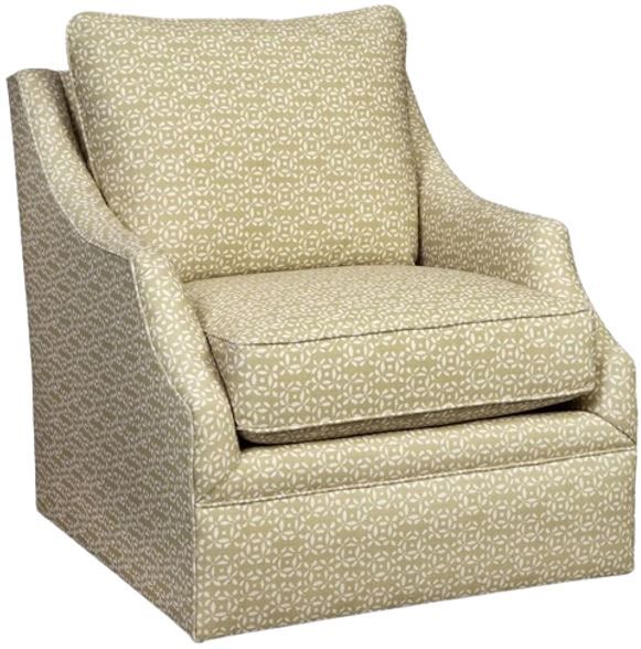 Paula Deen™ by Craftmaster® Customizable Swivel Chair-1