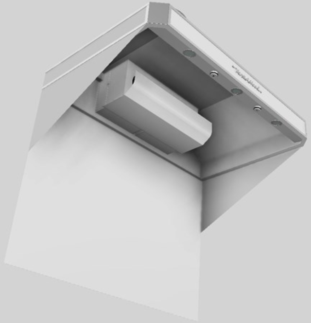 Vent-A-Hood® A Series 42" White Retro Style Wall Mounted Range Hood-2