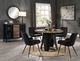 ACME Furniture Zudora Antique Oak/Black Dining Table-4