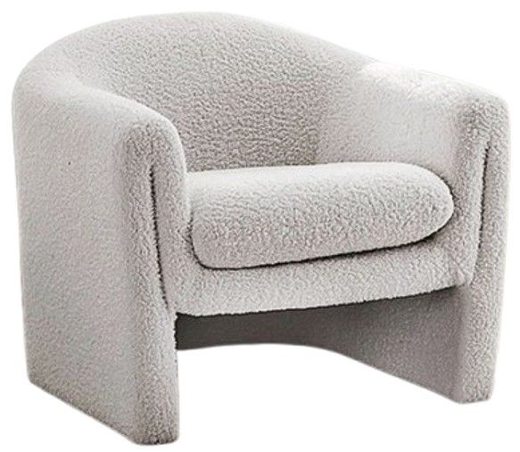 Furniture of America® Bedale White Accent Chair-0
