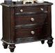 Furniture of America® Europa Espresso Nightstand-0