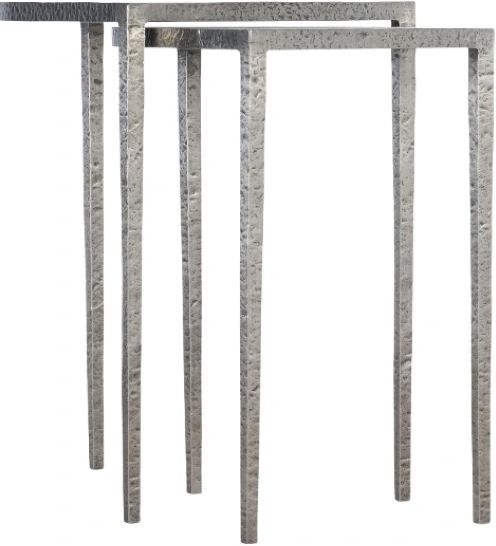 Hooker® Furniture Chapman 2-Piece Pewter Nesting Table Set-0
