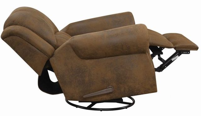 Coaster® Sir Rawlinson Buckskin Brown Swivel Rocker Recliner-3