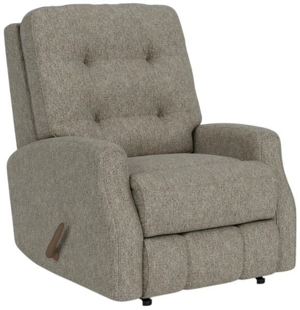 Flexsteel® Devon Gray Vapor Rocking Recliner-0