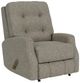 Flexsteel® Devon Gray Vapor Rocking Recliner-0