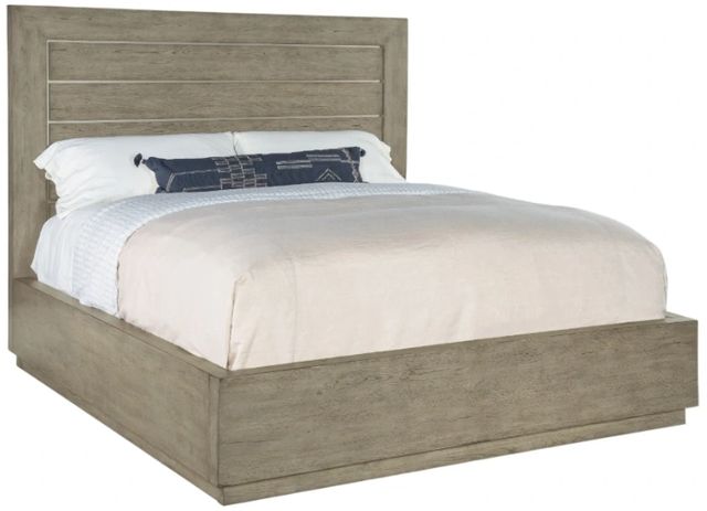 Hooker® Furniture Linville Falls Mill Ridge Mink King Panel Bed-0