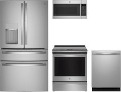 GE Profile™ 4 Piece Stainless Steel Kitchen Package