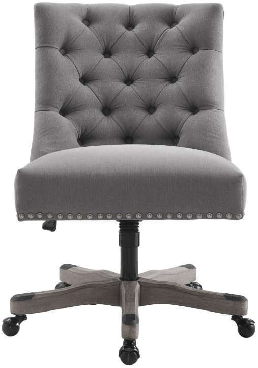 Linon Della Gray Office Chair-3