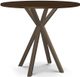 Amisco Customizable Asterisk 48" Round Bar Table with Metal Stand-0