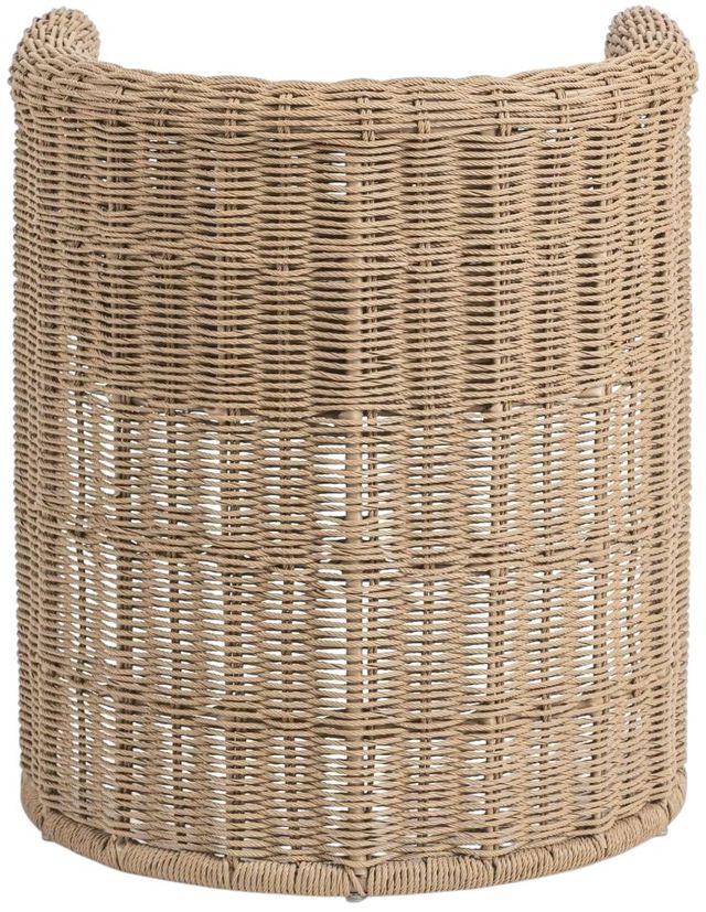 Classic Home Rami Natural Wicker Outdoor Dining Chair-4