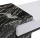 Crestview Collection Massimo Black/White Upholstered Accent Bench-4