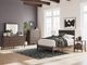 Signature Design by Ashley® Cadmori Black/Brown Youth Full Upholstered Panel Bed-4