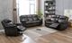 Mazin Furniture Peabody Neutral Grey Manual Reclining Sofa-2